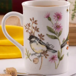 Price u0026 Kensington Price & Kensington Garden Birds Fine China 300ml Mug - Bluebell