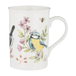 Price u0026 Kensington Price & Kensington Garden Birds Fine China 300ml Mug - Honeysuckle