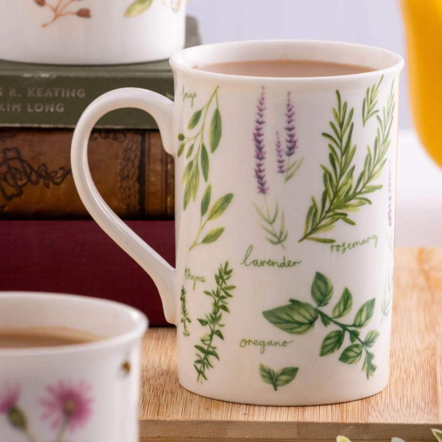 Price u0026 Kensington Price & Kensington Garden Herbs Fine China 300ml Mug - Lavender