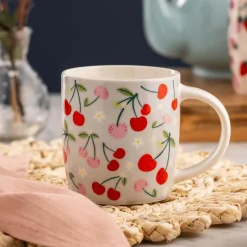 Price u0026 Kensington Price & Kensington 340ml Fine China Mug - Cherries