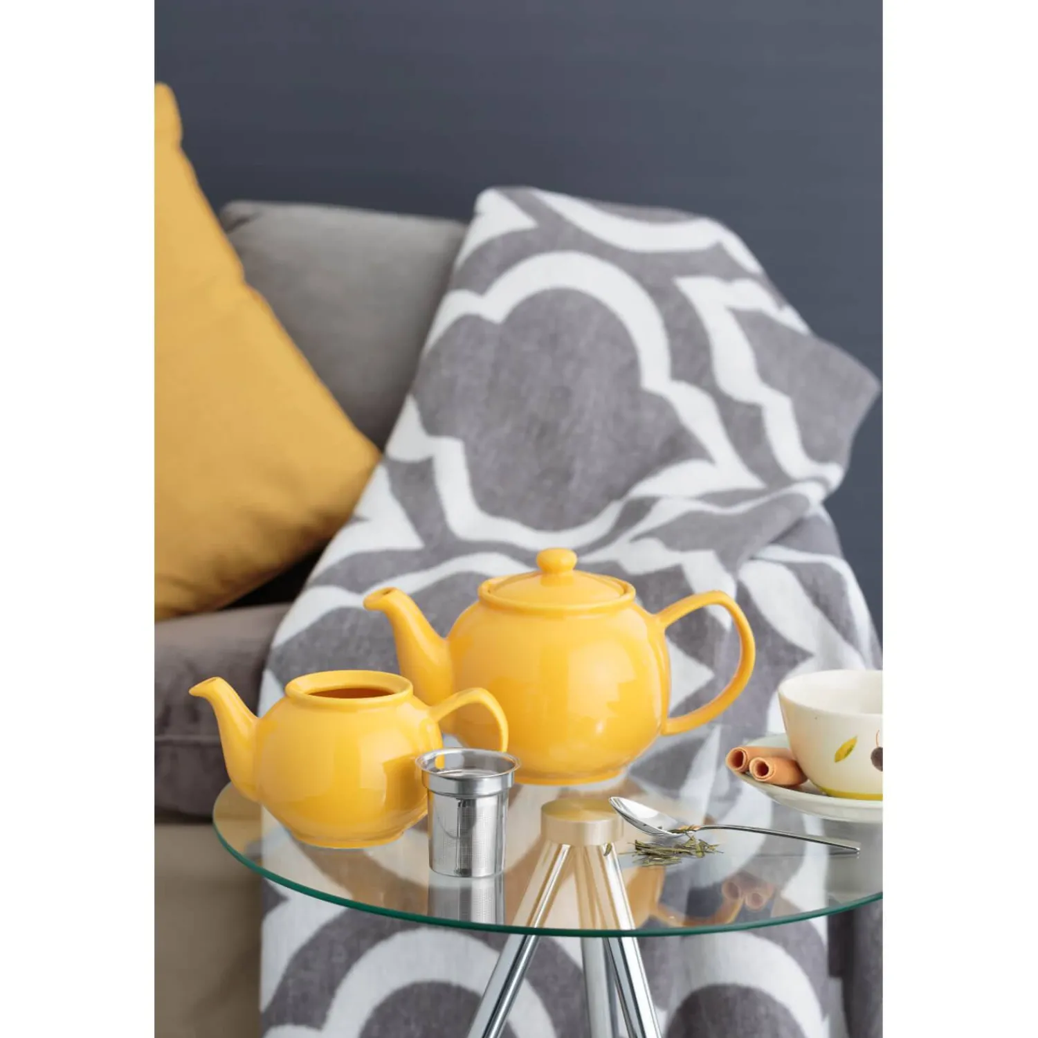 Price u0026 Kensington Price & Kensington Stoneware 2 Cup Teapot - Mustard