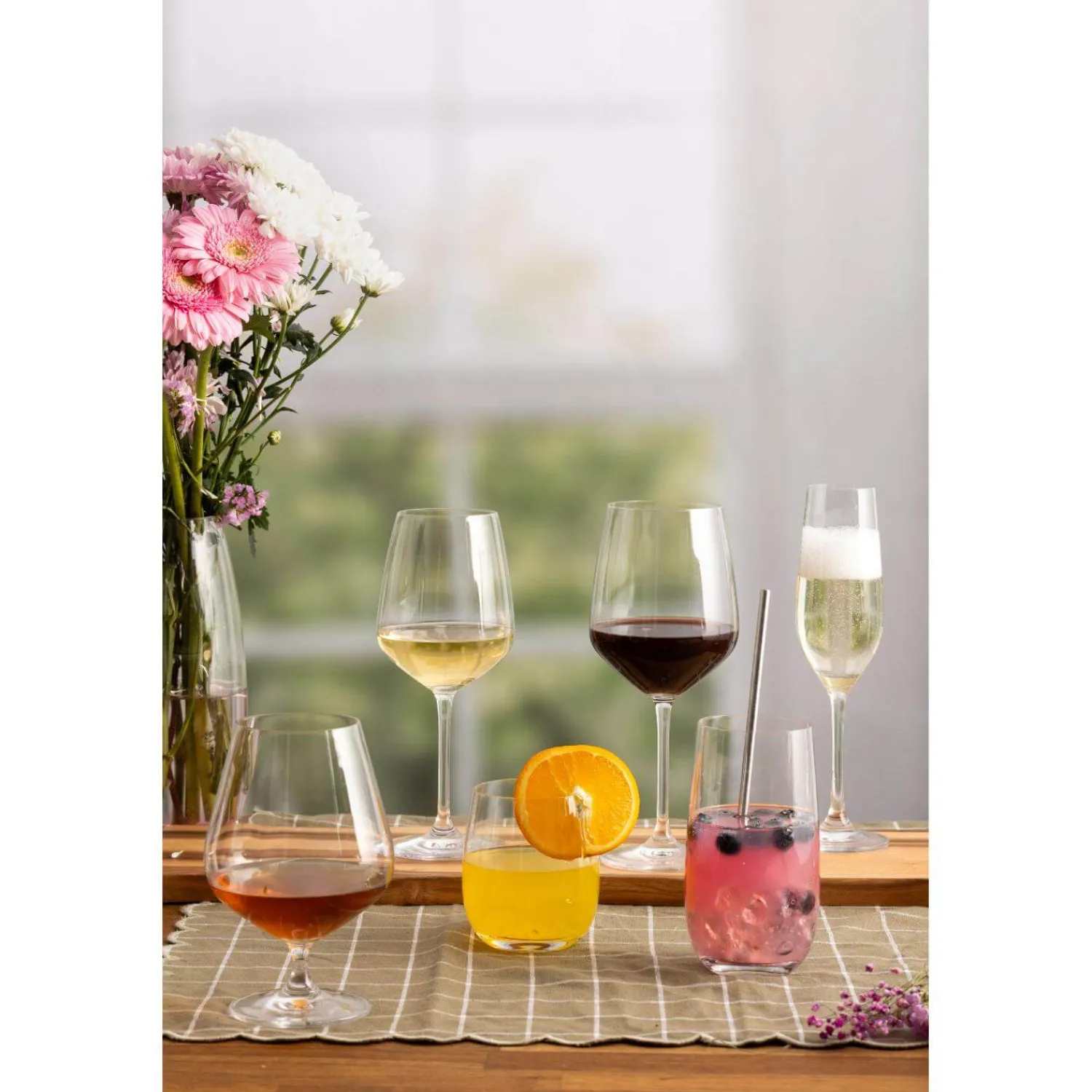 Ravenhead Kings Set of 4 51cl Crystal Hiball Glasses