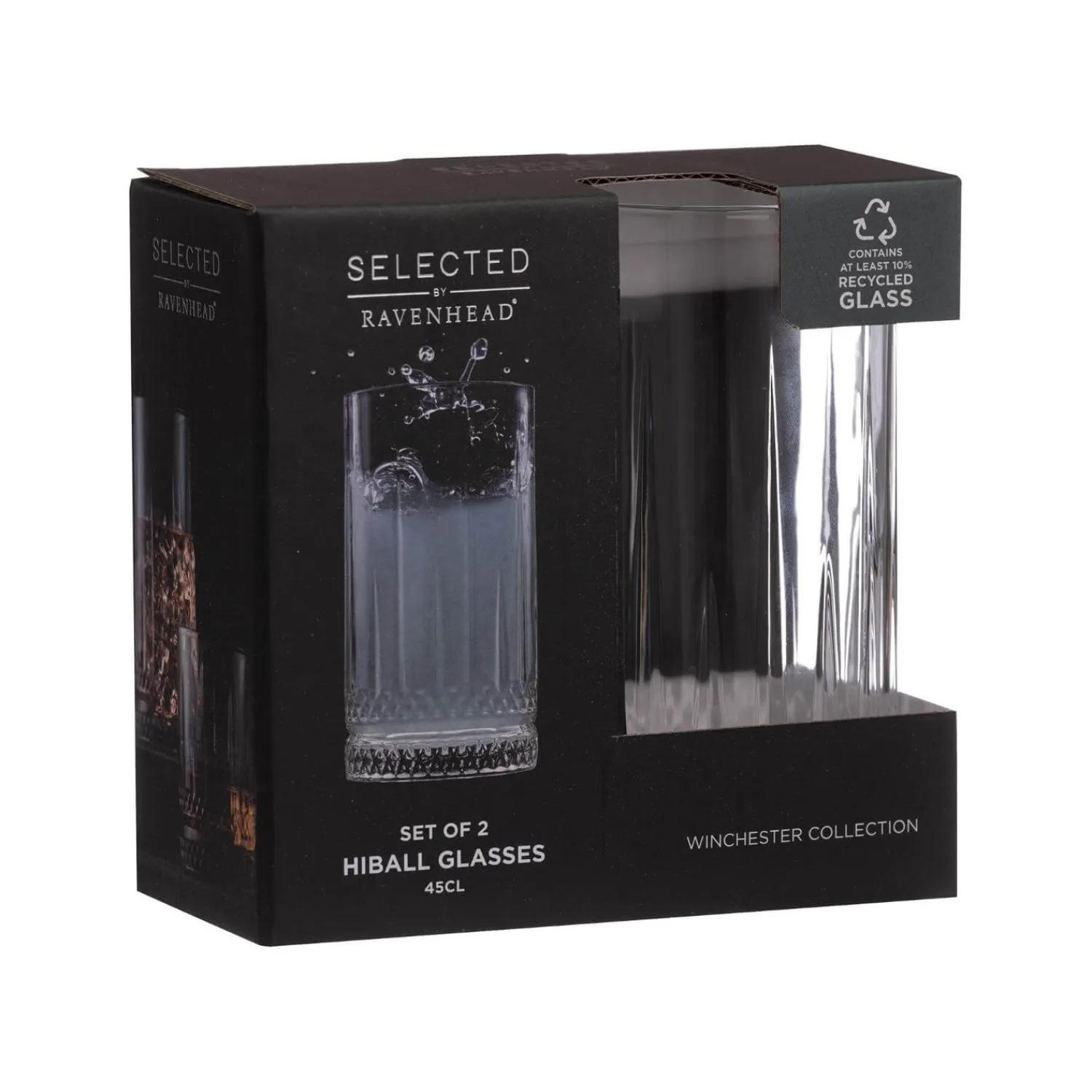 Ravenhead Winchester Set of 2 45cl Hiball Glasses