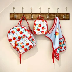 Dexam RHS Home Grown Apples RPET Childrens Apron - Blue