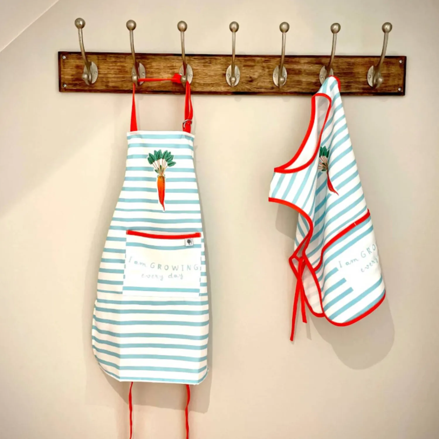 Dexam RHS Home Grown Carrots RPET Childrens Apron - Blue
