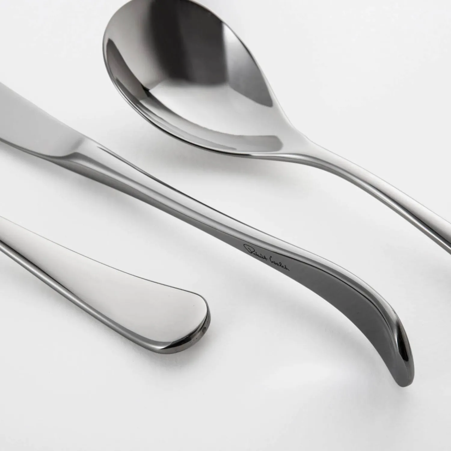 Robert Welch Ashbury Bright Stainless Steel Dessert Spoon