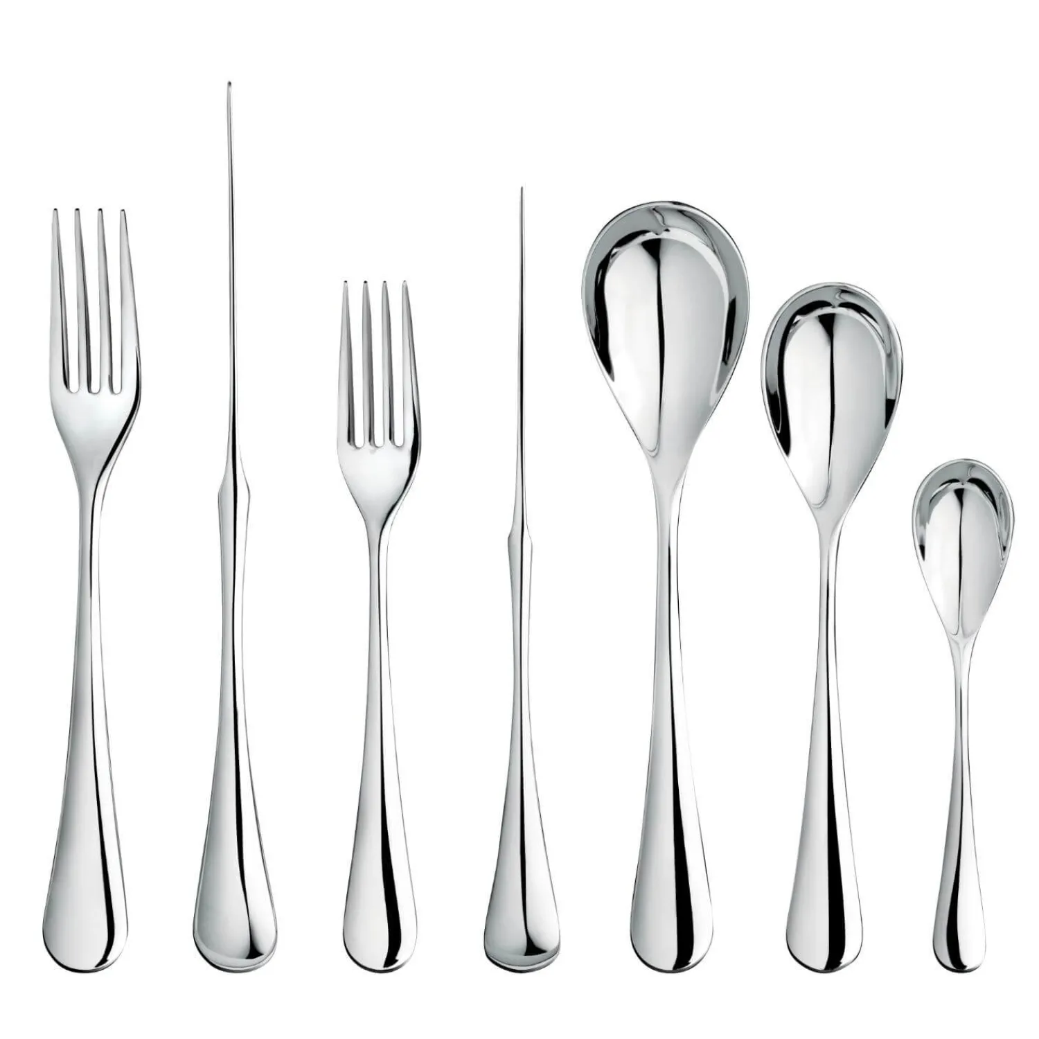 Robert Welch Ashbury Bright Stainless Steel Cutlery Set - 42 Piece