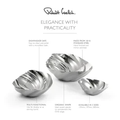 Robert Welch Cascade 18|10 Mirror Polished Stainless Steel Dish - Large
