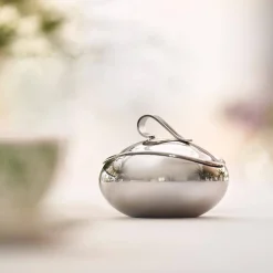 Robert Welch Drift 18|10 Mirror Polished Stainless Steel 150ml Sugar Pot with Lid