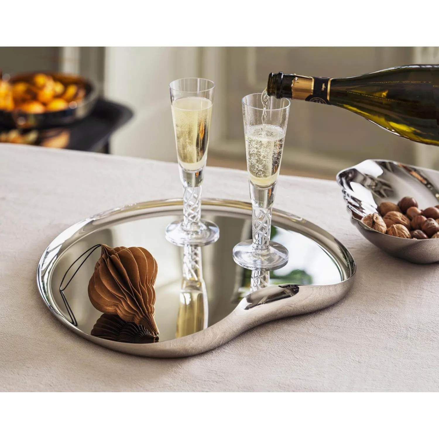 Robert Welch Drift 18|10 Mirror Polished Stainless Steel 36cm Serving Tray