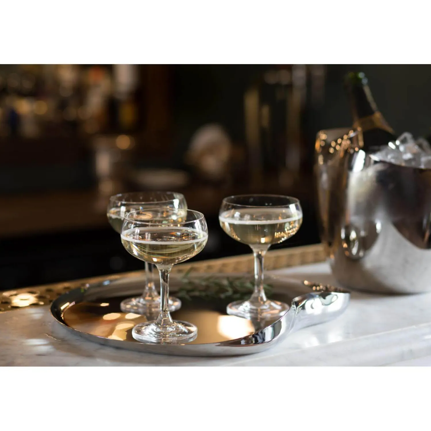 Robert Welch Drift 18|10 Mirror Polished Stainless Steel 36cm Serving Tray