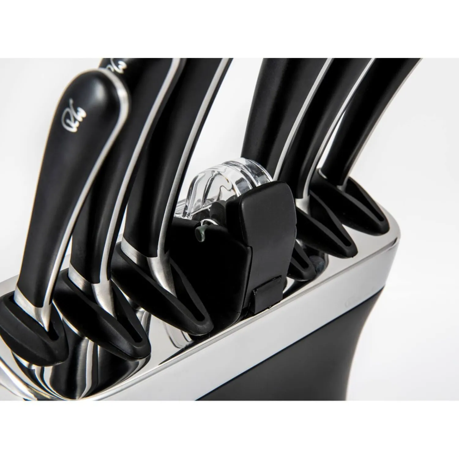 Robert Welch Signature 8 Piece Kitchen Knife Block Set With Sharpener