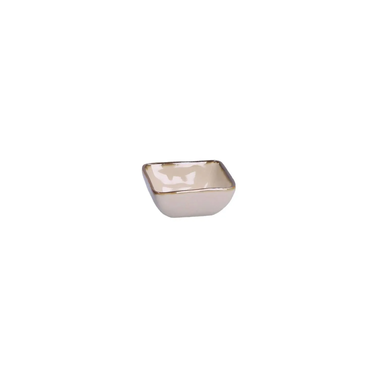 Rose u0026 Tulipani Rose & Tulipani Concerto Avorio Ivory Square Tiny Bowl - 8cm