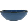 Rose u0026 Tulipani Rose & Tulipani Concerto Blu Avio Blue Salad Bowl - 26cm