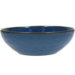 Rose u0026 Tulipani Rose & Tulipani Concerto Blu Avio Blue Salad Bowl - 26cm