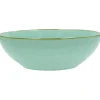 Rose u0026 Tulipani Rose & Tulipani Concerto Verde Acqua Tiffany Green Salad Bowl - 26cm