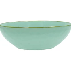 Rose u0026 Tulipani Rose & Tulipani Concerto Verde Acqua Tiffany Green Salad Bowl - 26cm