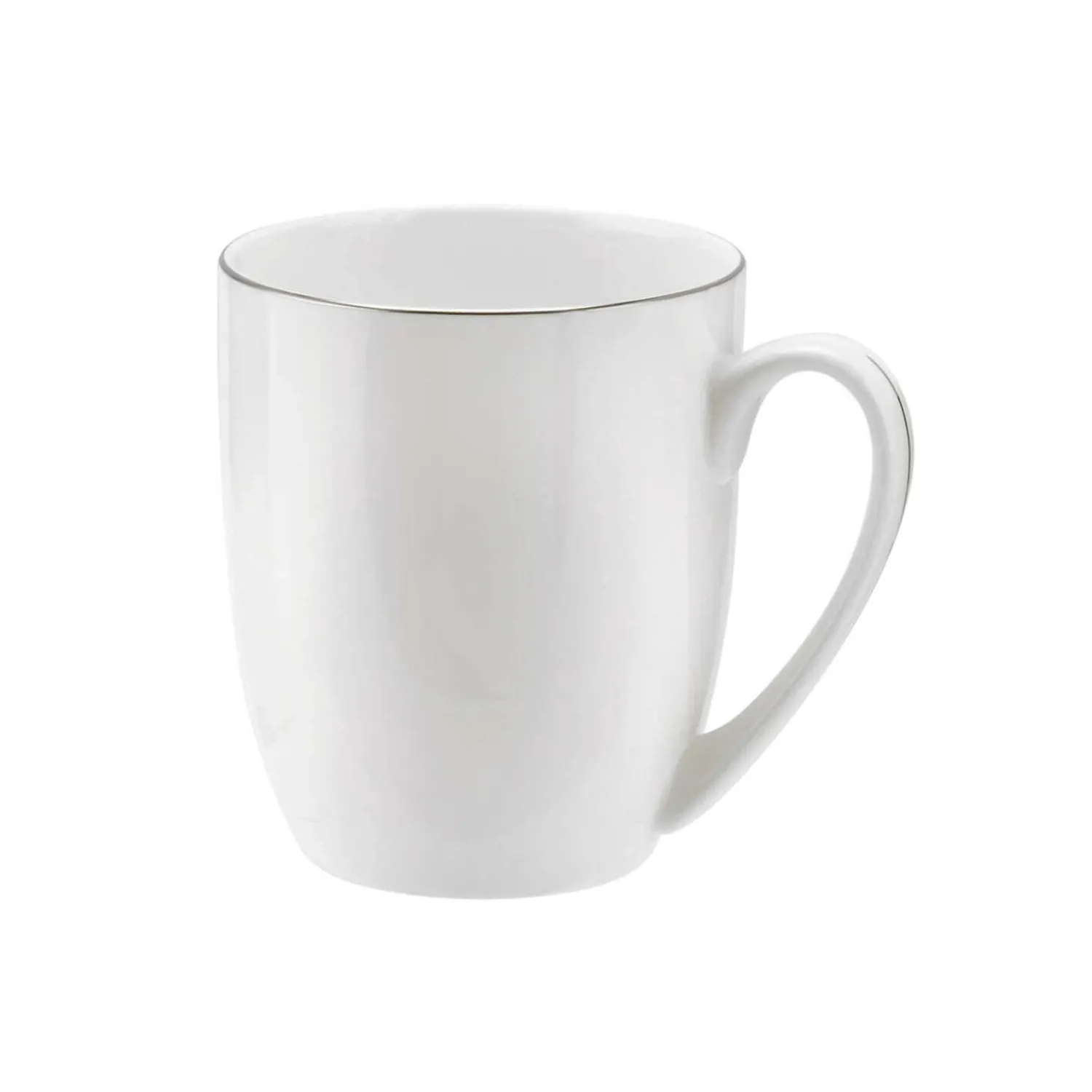 ROYAL WORCESTER Serendipity Platinum White Barrel Mug - 350ml