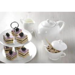 ROYAL WORCESTER Serendipity Teacup & Saucer Set - White