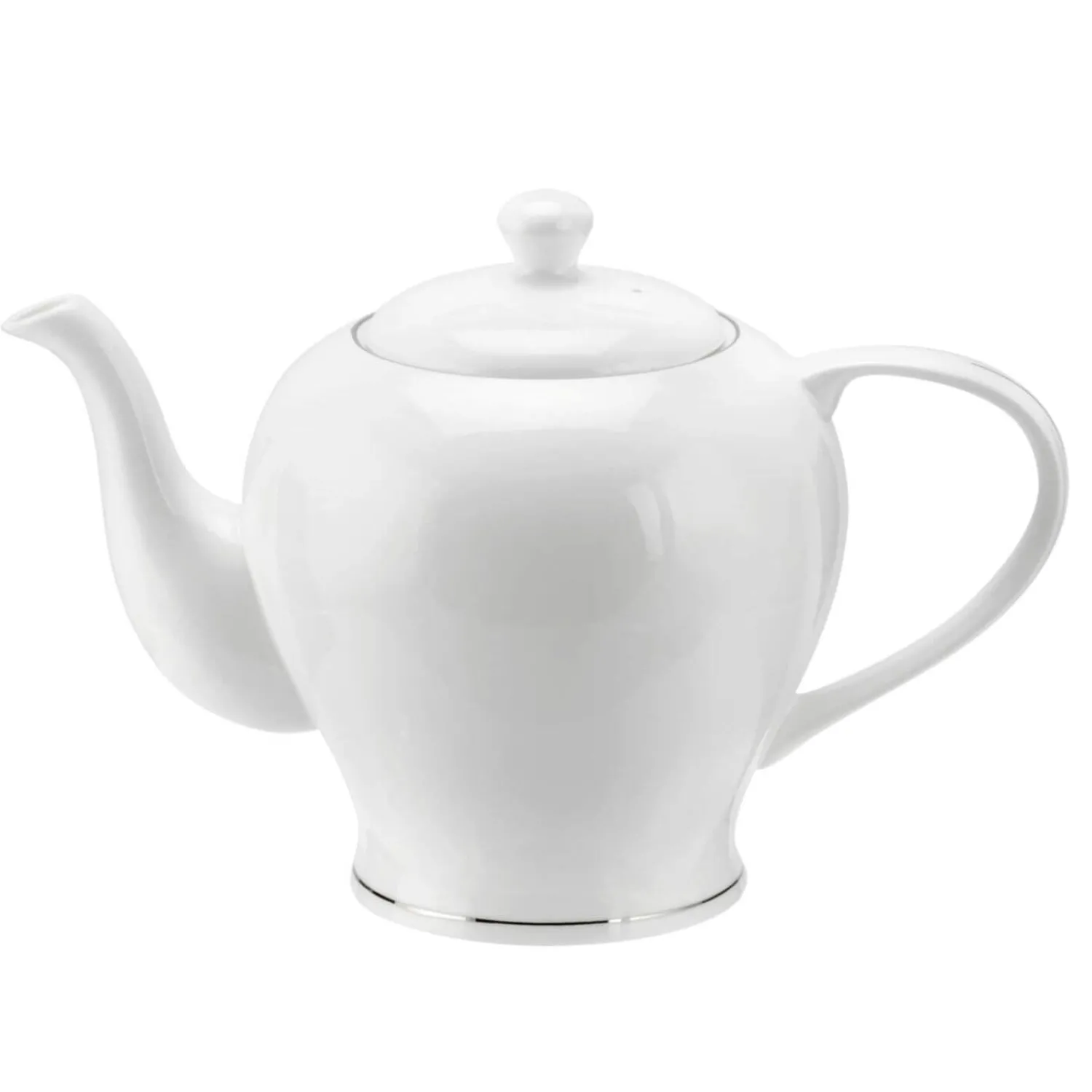 ROYAL WORCESTER Serendipity Platinum 4 Cup Teapot - White