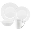 ROYAL WORCESTER Serendipity Platinum White Dinner Set - 16 Piece