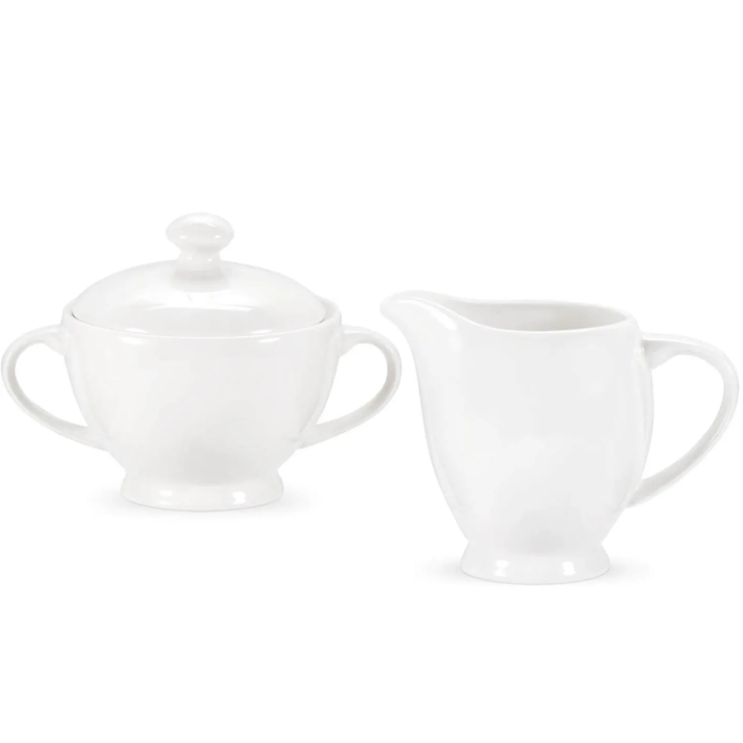 ROYAL WORCESTER Serendipity Sugar & Creamer Set - White