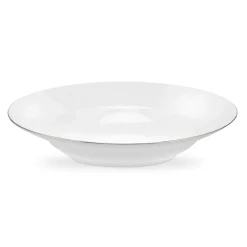 ROYAL WORCESTER Serendipity Platinum Soup Plate - White