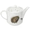 Wrendale Royal Worcester 2 Cup Teapot - Hedgehog & Mice