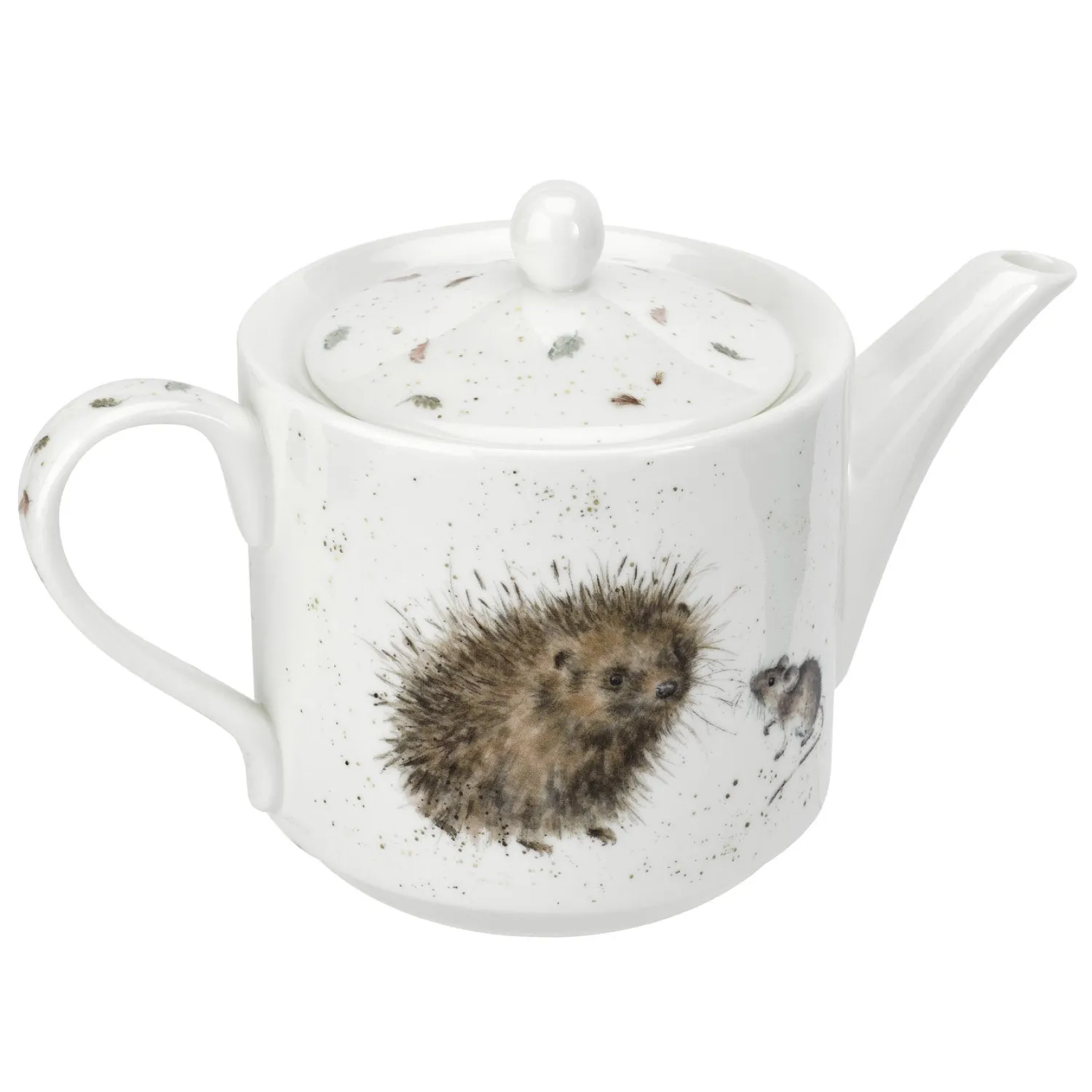 Wrendale Royal Worcester 2 Cup Teapot - Hedgehog & Mice