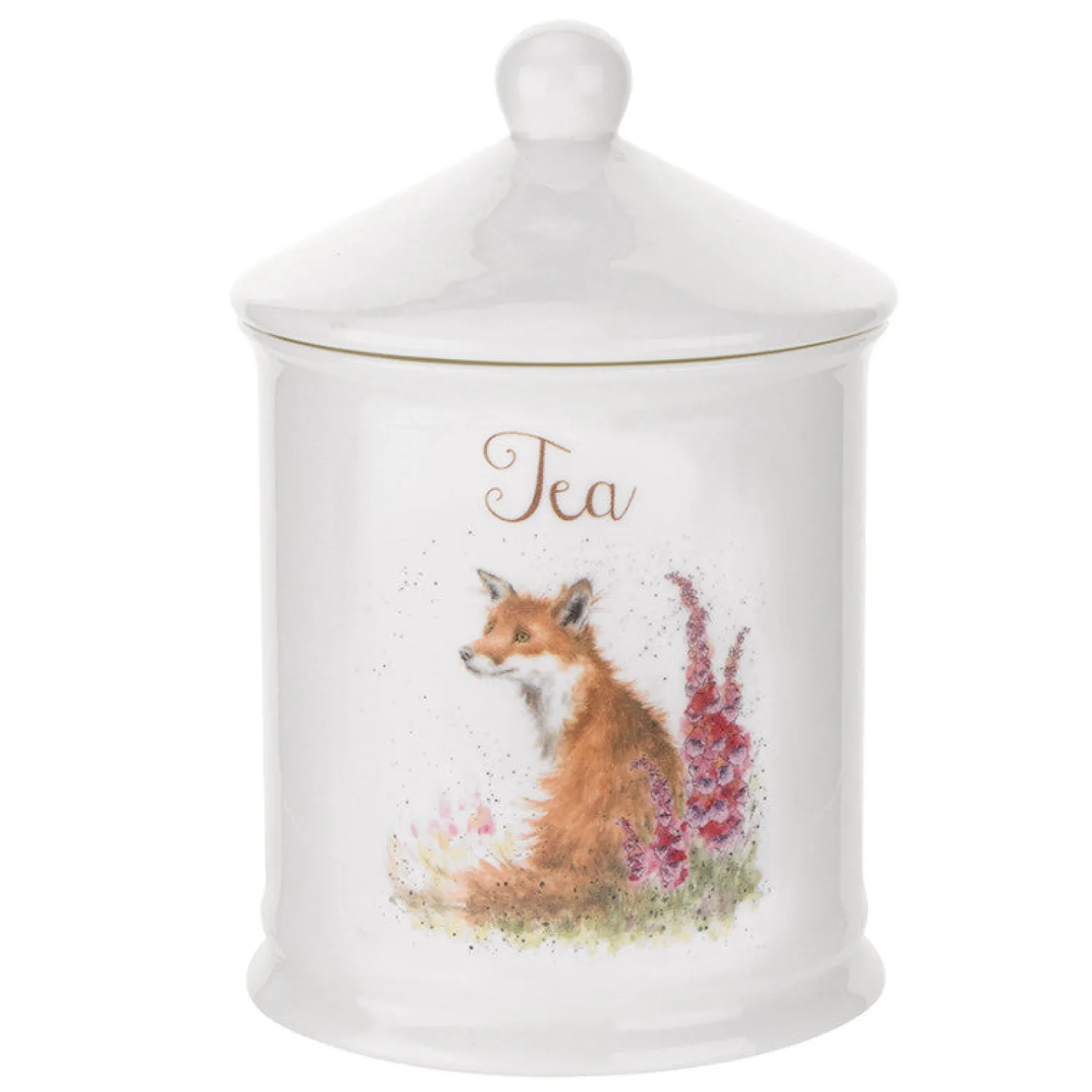 Wrendale Royal Worcester Tea Canister - Fox