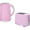 Russell Hobbs Eden 1.7 Litre Kettle & 2-Slice Toaster Set - Raspberry Pink