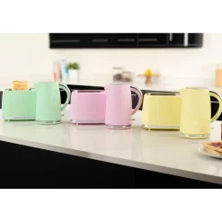 Russell Hobbs Eden 1.7 Litre Kettle & 2-Slice Toaster Set - Raspberry Pink