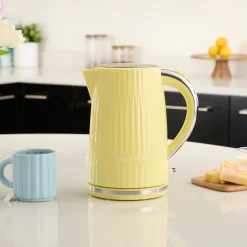 Russell Hobbs Eden 1.7 Litre Kettle & 2-Slice Toaster Set - Lemon
