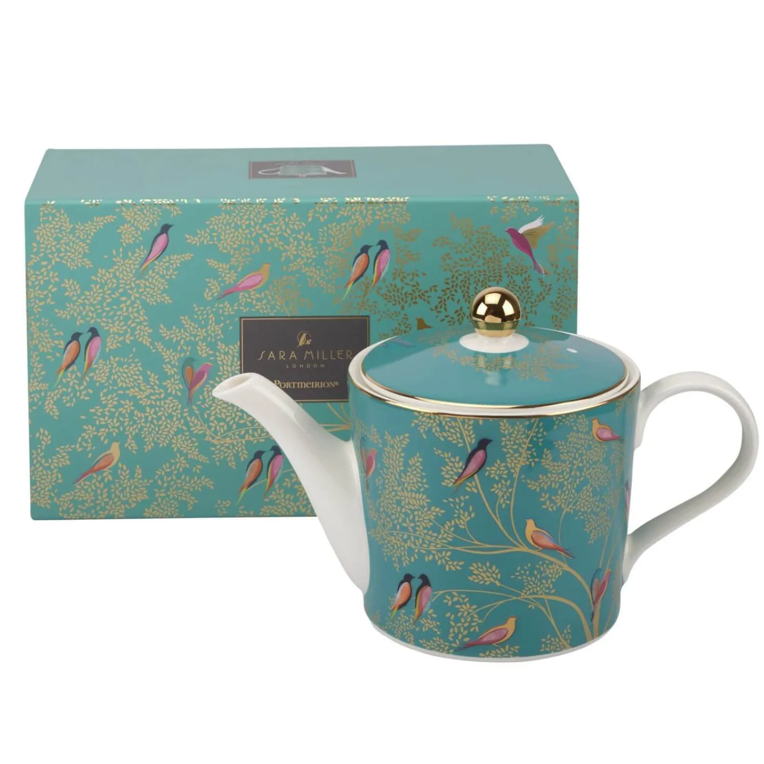 Sara Miller London Chelsea 4 Cup Teapot - Green