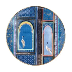 Sara Miller London India Set Of 4 Cake Plates - Assorted