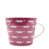 SCION Living Midi Fox 350ml Porcelain Mug - Berry