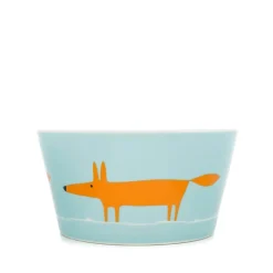 SCION Living Mr Fox Bowl - Duck Egg & Orange