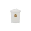 Scruffs 2 Litre Steel Pet Food Storage Cantina with Lid - Light Grey