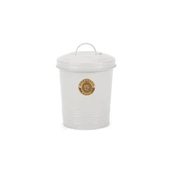 Scruffs 2 Litre Steel Pet Food Storage Cantina with Lid - Light Grey