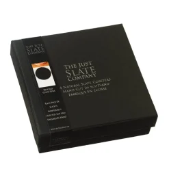 Selbrae House Set of 4 Slate Coasters - Round