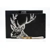 Selbrae House Slate Cheese Board & Knife Set - Stag
