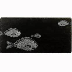 Selbrae House Slate Table Runner - Fish Repeat
