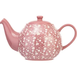 Siip 6 Cup Stoneware Teapot - Ditsy Floral Pink