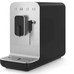 Smeg BCC12BLMUK Bean To Cup Coffee Machine with Steam Wand - Matte Black