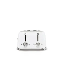 Smeg Jug Kettle & 4 Slice Toaster Set - White