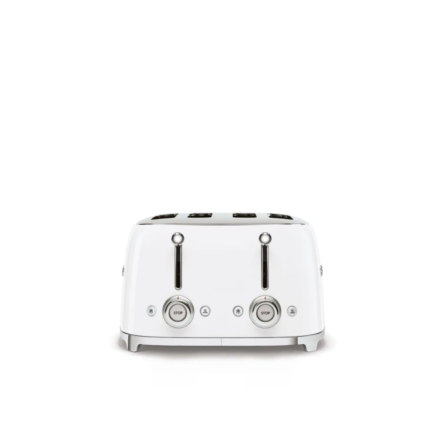Smeg Jug Kettle & 4 Slice Toaster Set - White