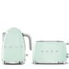 Smeg Jug Kettle & 2 Slice Toaster Set - Pastel Green