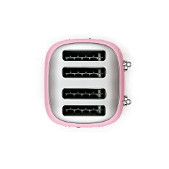 Smeg Jug Kettle & 4 Slice Toaster Set - Pink