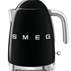 Smeg Jug Kettle & 4 Slice Toaster Set - Black