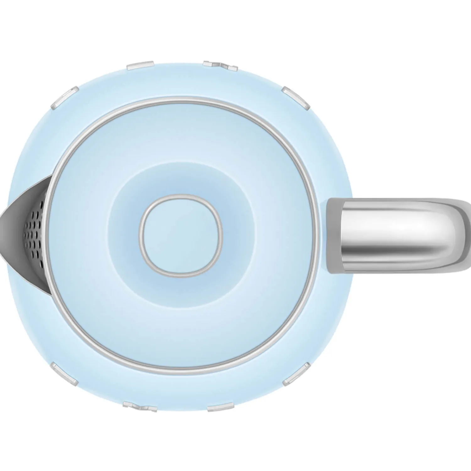 Smeg Mini Kettle & 2 Slice Toaster Set - Pastel Blue